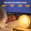 Sunrise Alarm Clock with Wake Up Light, Nature Sounds, FM Radio and Sleep Mode