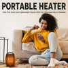 Space Heater with Thermostat Control, Oscillating Airflow, Quiet for Bedrooms
