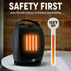 Space Heater with Thermostat Control, Oscillating Airflow, Quiet for Bedrooms