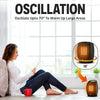 Space Heater with Thermostat Control, Oscillating Airflow, Quiet for Bedrooms