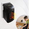 Space Heater with Digital Display and Timer, Ceramic Element, Wall Outlet Unit