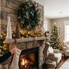 Garland Christmas Stocking Holders for Mantle