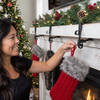 Garland Christmas Stocking Holders for Mantle