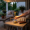 Cordless Table Lamp with Touch Control & Modern Nordic Design