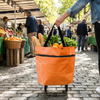 2-in-1 Foldable Shopping Bag with Wheels