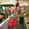 2-in-1 Foldable Shopping Bag with Wheels