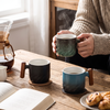Vintage Espresso Cups With Wooden Handle