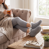 Non Slip Thermal Socks for Women Indoor Warm Fleece Grip Socks