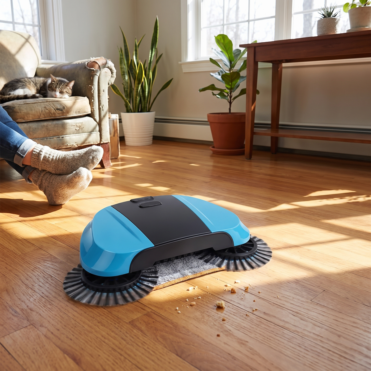Sweep And Wipe Together
