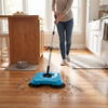 Manual 2-in-1 Broom with Rotating Brush