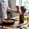Kitchen set made of natural teak wood