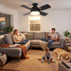 Ceiling-mounted fan