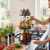 3-Tier Swivel Metal Organizer