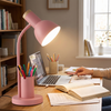 Modern Nordic LED table lamp with stylish pen holder