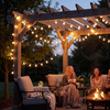 Solar-Powered Fairy Lights For Outdoor Use