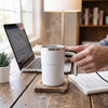 Rechargeable Mug with Built-in Stirring