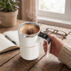 Rechargeable Mug with Built-in Stirring