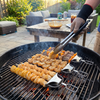 Three-prong grill skewer set