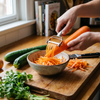 Dual-Blade Peeler for Slicing