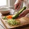 Dual-Blade Peeler for Slicing