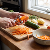 Dual-Blade Peeler for Slicing