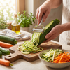 Dual-Blade Peeler for Slicing