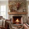 Wall-Mounted Cow Sculpture