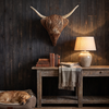 Wall-Mounted Cow Sculpture