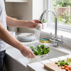 Rotating Faucet Attachment with 3 Spray Modes