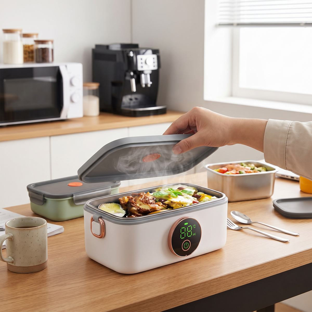 Hot Lunch, No Microwave