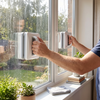 Double-sided magnetic window squeegee
