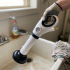 High-Pressure Toilet Plunger and Drain Unblocker