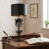 Handcrafted Gothic Skeleton Table Lamp