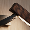 Close-up of the rotating joint between the wall lamp arm and head