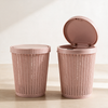 Sensor bin shown closed and open side by side to show the lid action