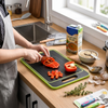 4-in-1 Cutting Board with Thawing Tray and Knife Sharpener