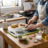 4-in-1 Cutting Board with Thawing Tray and Knife Sharpener