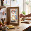 Innovative Picture Frame For Up To 150 Drawings And Artworks
