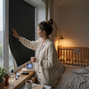Adhesive Blackout Sun Blocking Window Cover Shade
