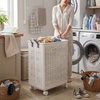 Laundry Basket With Wheels