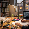 Contemporary Adjustable LED Table Lamp With Charging Function