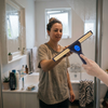 An Effective Squeegee For Windows And Showers, For Streak-free Cleaning