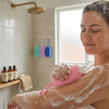 Silicone Body Scrubber with Soap Dispenser