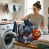 Foldable Mesh Laundry Hamper with Handles