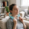 Manual Neck and Shoulder Massager with Kneading Rollers