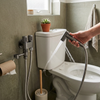 Revolutionary toilet shower faucet