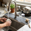 Silicone Kitchen Sink Splash Guard lifestyle photo
