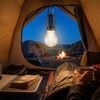 Solar Rechargeable Hooked Camping Light lifestyle photo