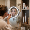 Rechargeable LED Magnifying Mirror lifestyle photo