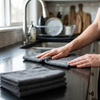 10pcs Versatile Microfiber Cloths for Windows Car Kitchen lifestyle photo